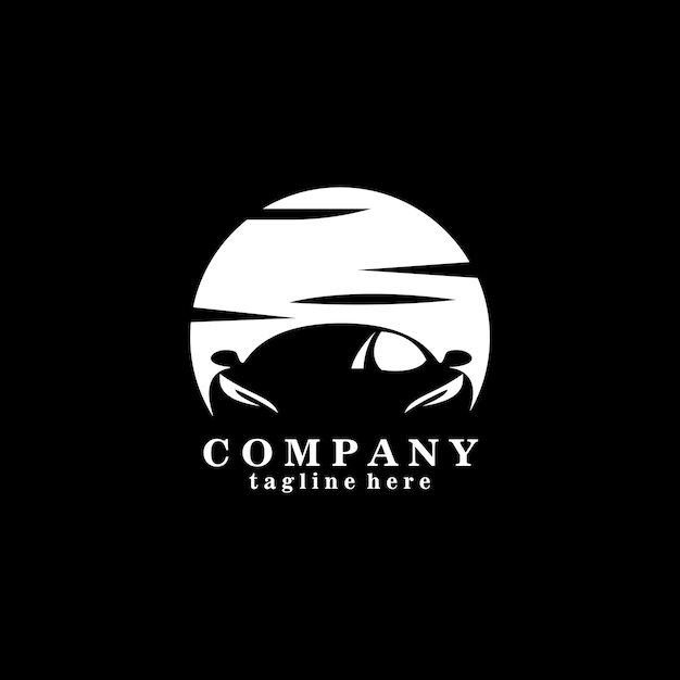 Automotive Night Logo Template Design Vector