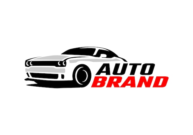 Automotive snelheid auto logo