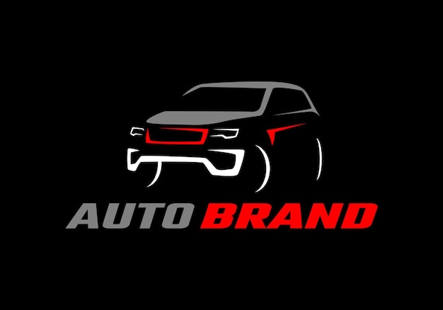 Automotive snelheid auto logo