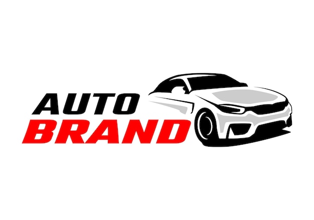 Vector automotive speed car logo