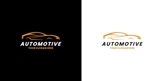 Automotive, sport car logo design for workshop