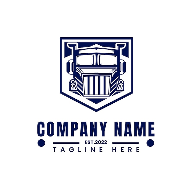 Automotive truck company logo design