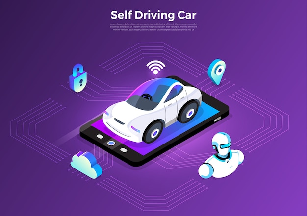 Vector autonomous self-driving automobile sensors smart car driverless vehicle technology