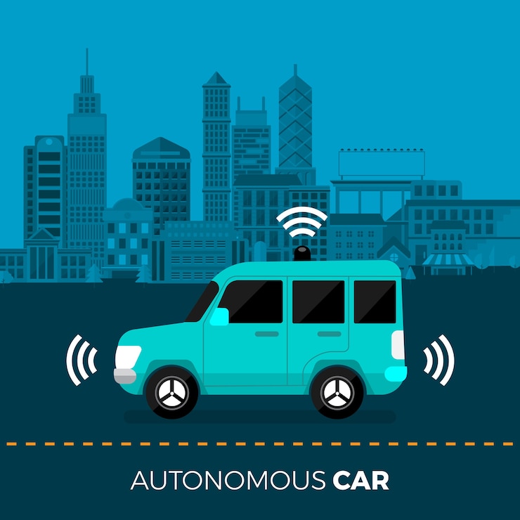 Vector autonomous self-driving automobile sensors smart car driverless vehicle technology
