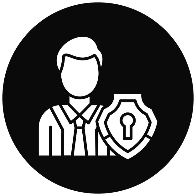 Autorisatie Manager icoon vector afbeelding Kan worden gebruikt voor Web Hosting