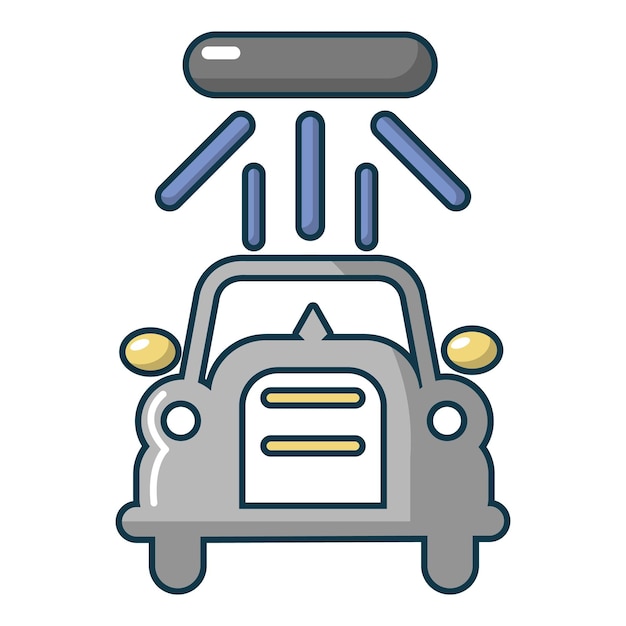 Autowasstraat pictogram Cartoon illustratie van autowasstraat vector pictogram voor webdesign