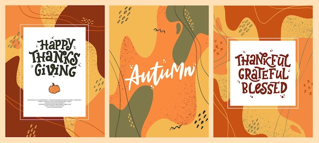 Autumn abstract posters and prints