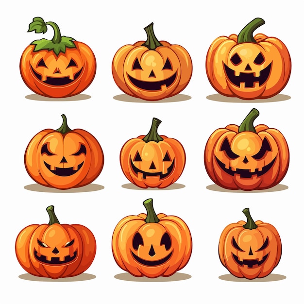 Autumn art iconic Halloween pumpkin AI Generation