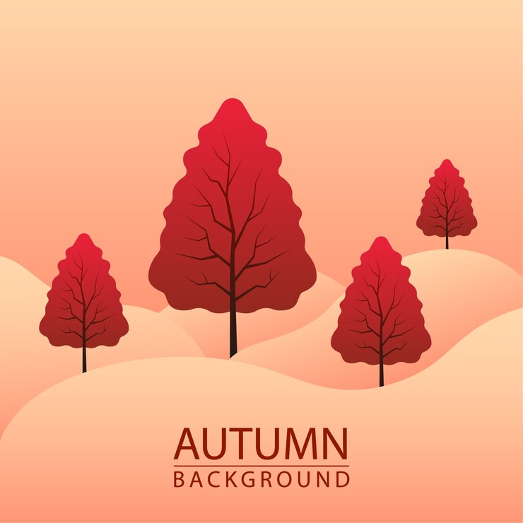 Vector autumn background