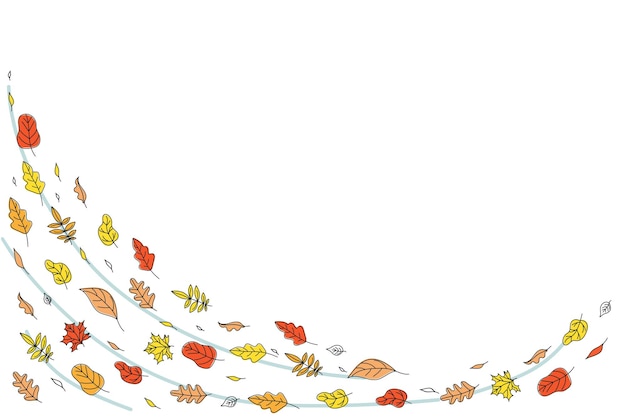 Autumn Banner Leaves