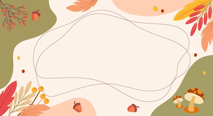 Vector autumn bauhaus background