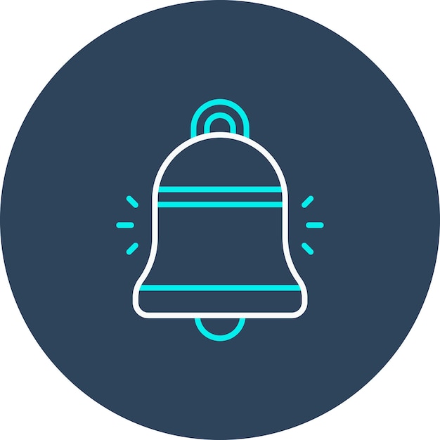 Autumn Bell vector icon Can be used for Autumn iconset