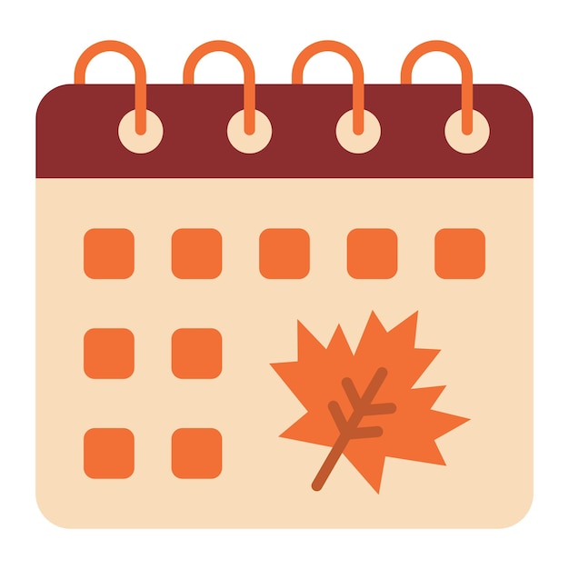 Autumn Calendar Icon