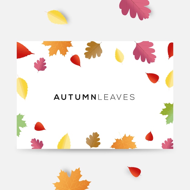 Autumn card