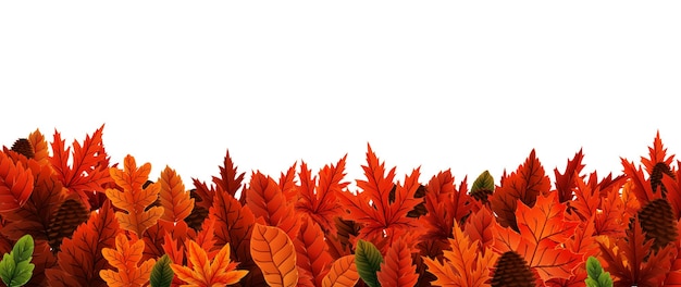 Vector autumn colorful leaf banners with backgrounds of different styles of leaves