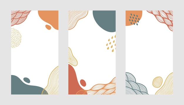 Vector autumn colors flat design vector background fall illustration