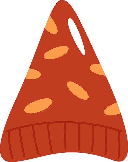 Vector autumn cone hat