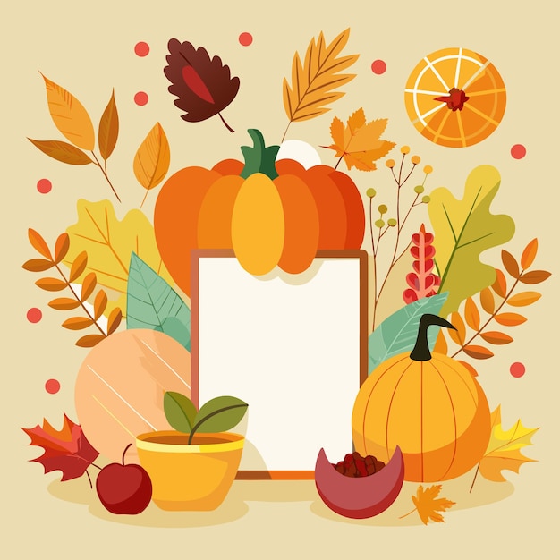 Autumn Fall Thanksgiving day trendy backgrounds with beautiful leaves
