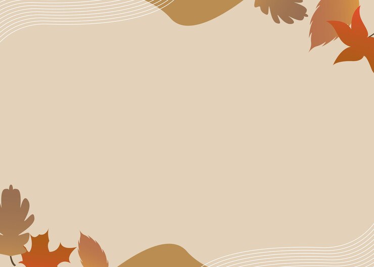 Vector autumn flat background