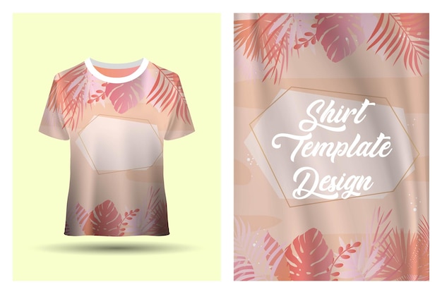 Autumn flower abstract tshirt design concept