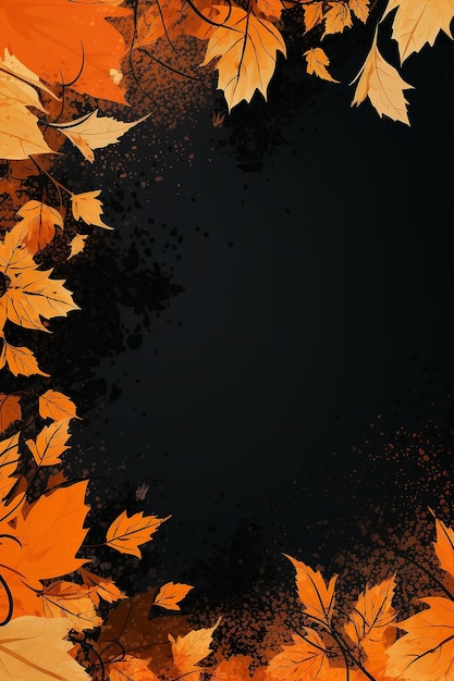 autumn flyer banner