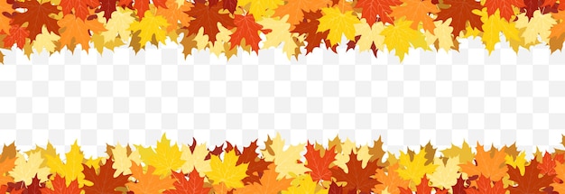 Autumn foliage collection on png, fall flying leaves, autumn nature design elements for decoration