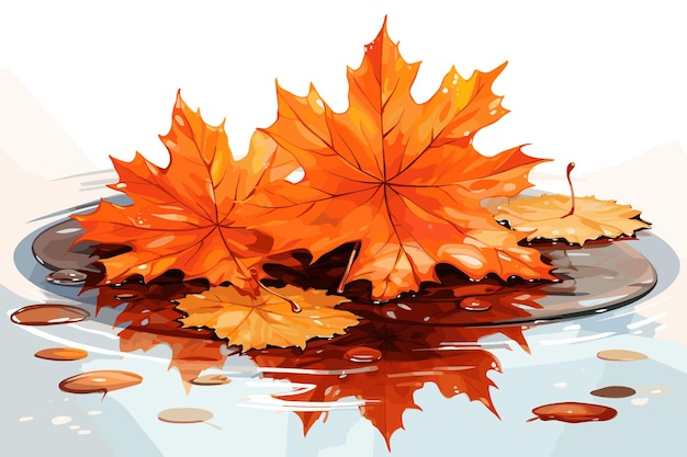 Осенняя листья Золотая осень Цветные осенние листья