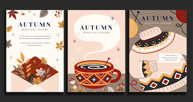 Autumn hygge cover collection