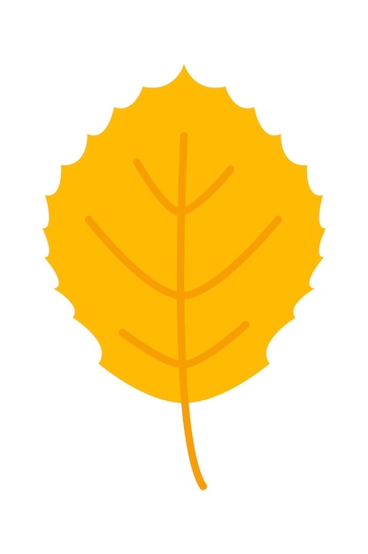 Vector autumn leaf fall plant icon vector illustration