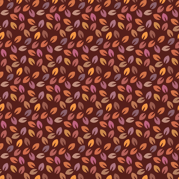 Autumn leaf seamless pattern