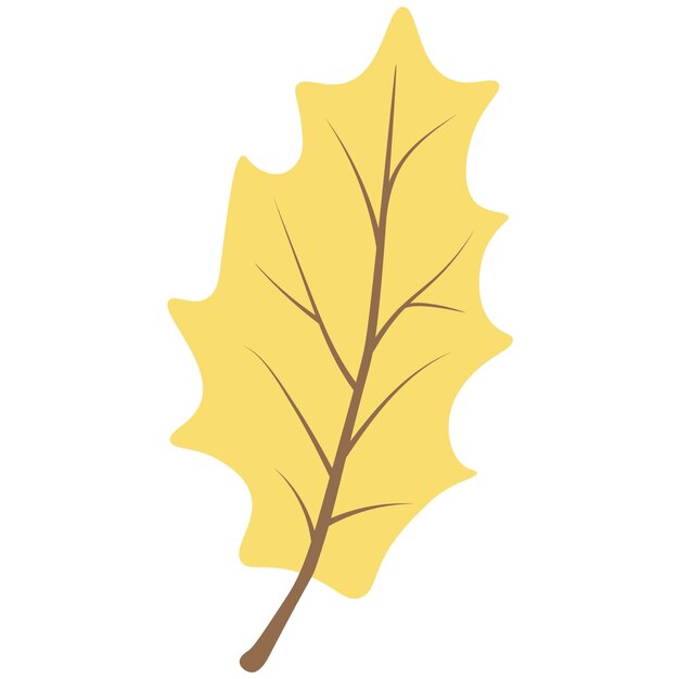 Vector autumn leaf vector graphic