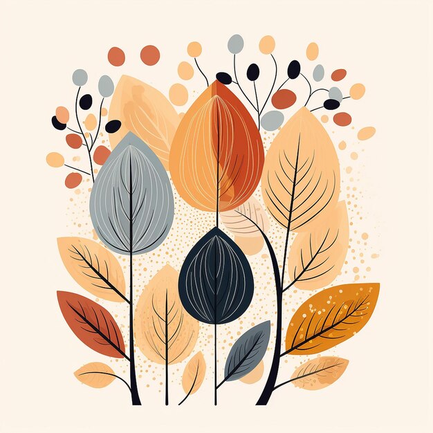 Vector autumn leaf