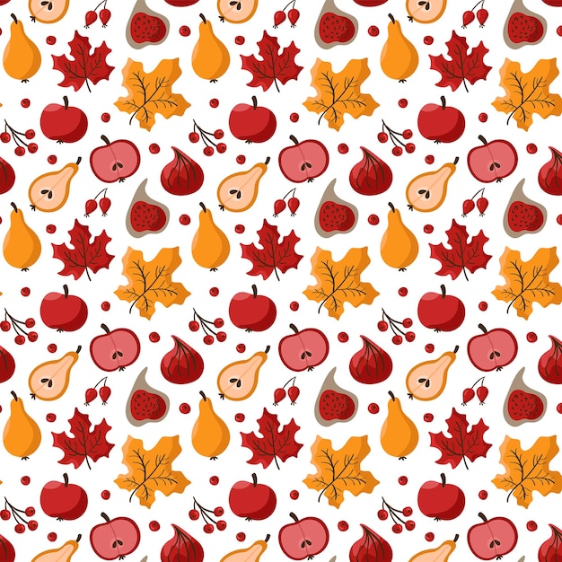 Autumn Leaves Background Pattern design