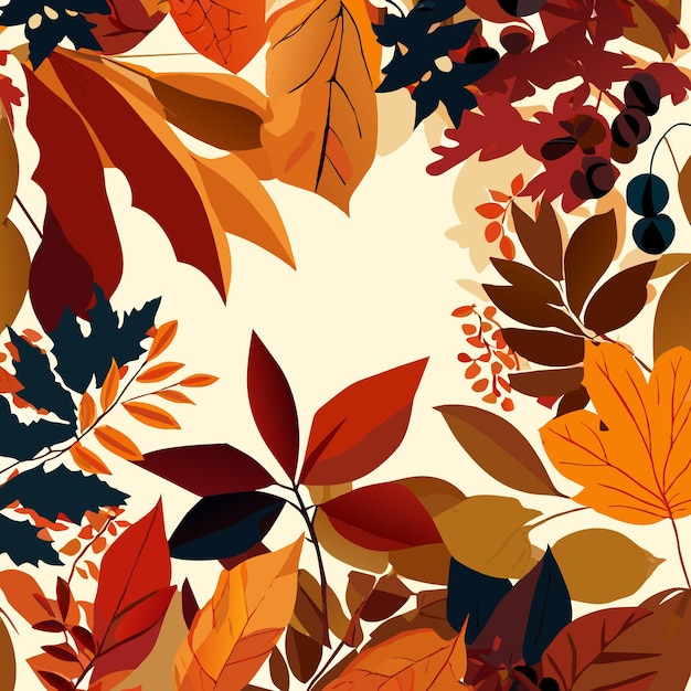 秋の葉の背景