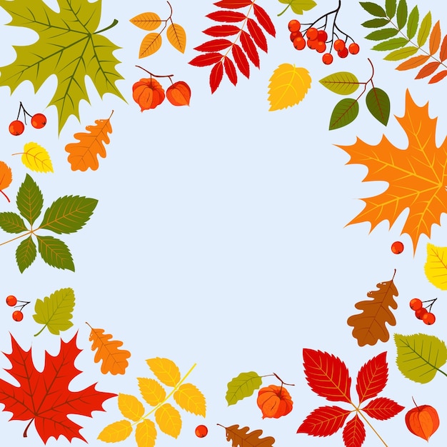 Autumn leaves background