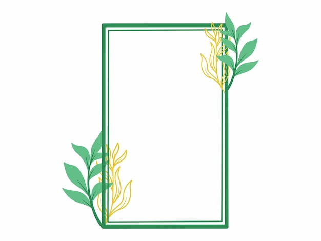 Autumn Leaves Frame achtergrondillustratie
