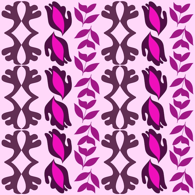 Autumn Leaves at Midnight Pattern