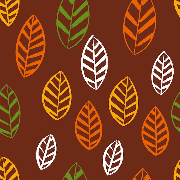 Autumn leaves pattern, seamless pattern with leaves, autumn, fall pattern,autumn berries pattern