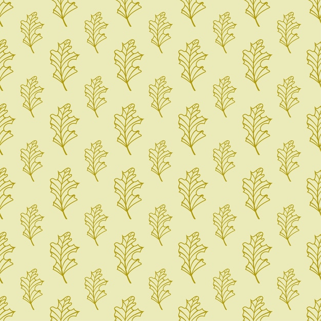 Autumn leaves seamless pattern