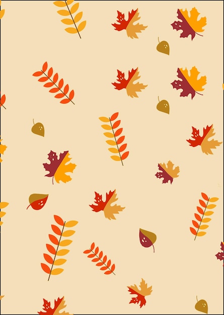 Vector autumn leaves