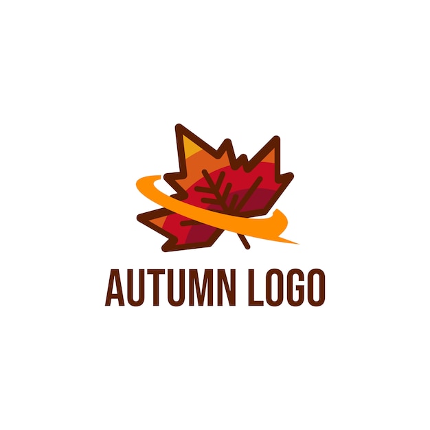 Vettore logo autunnale