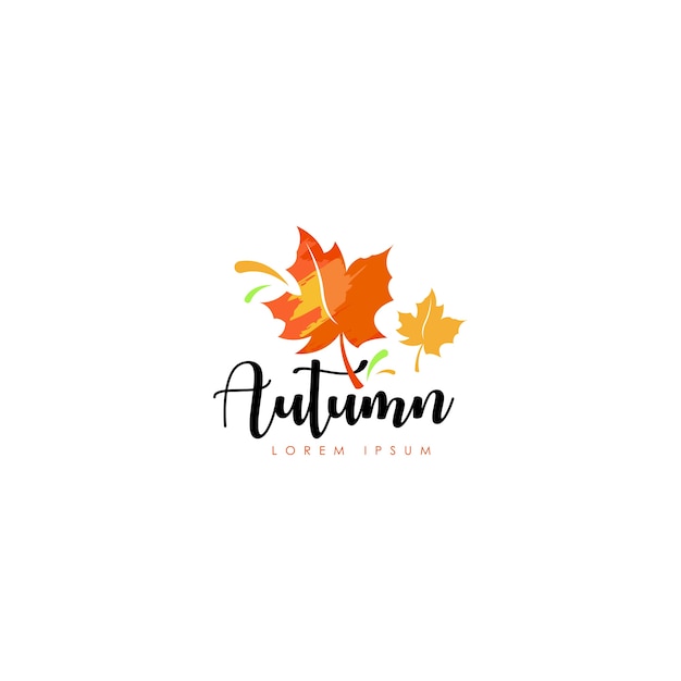 Vector autumn logo