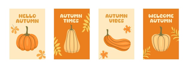 autumn poster for wall decor or greeting card