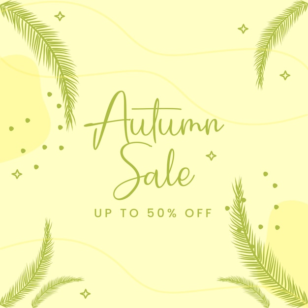 Autumn Sale background banner or flyer design Set of colorful autumn posters with bright beauty