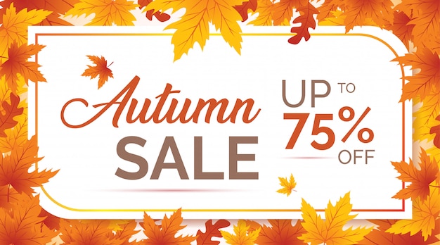 Autumn Sale Background