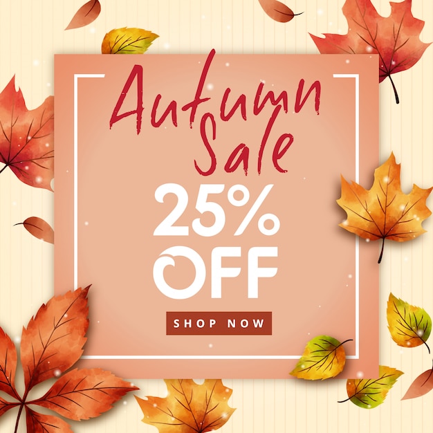 Autumn Sale Background