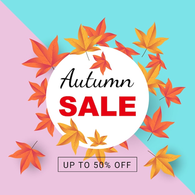 Autumn sale banner