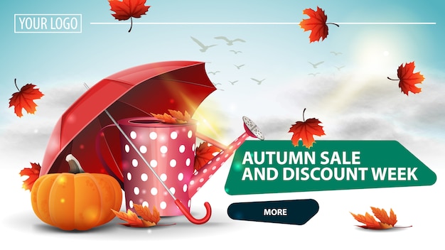 Autumn sale and discount week,