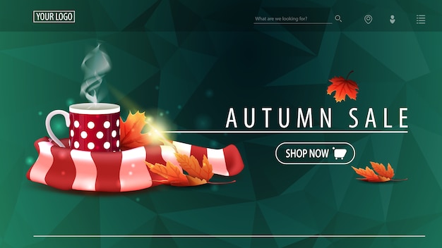 Autumn sale landing page