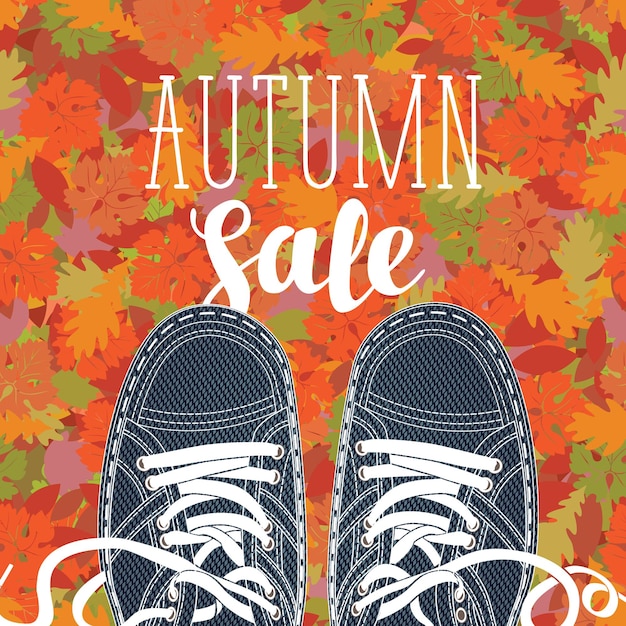 autumn sale poster